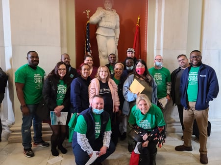 SHRI staff and participants at the State House