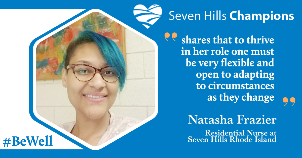 Introducing this week's Staff Champion, Natasha Frazier.