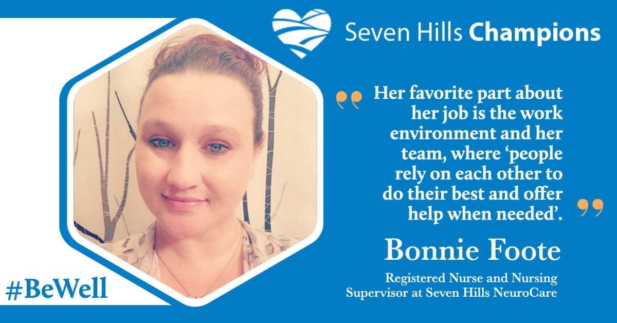 Introducing Bonnie Foote, this week's Staff Champion