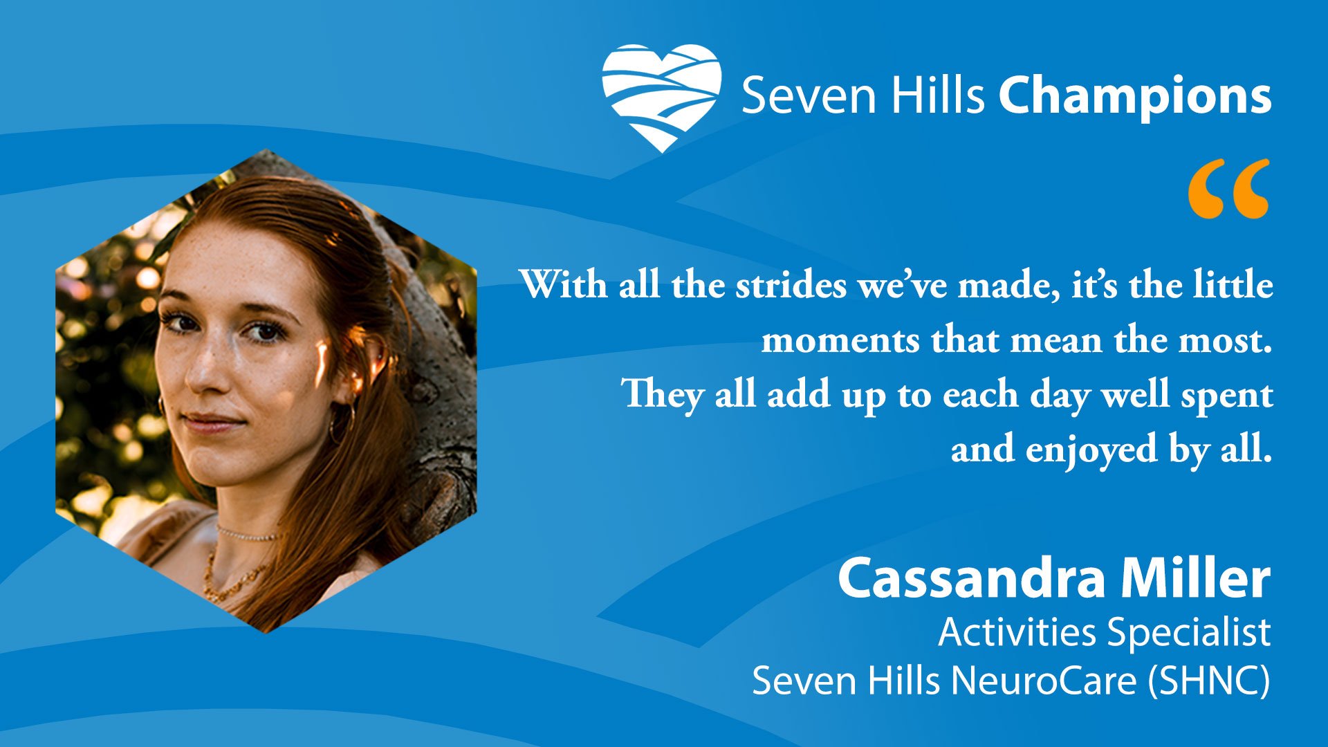 Introducing this week’s Seven Hills Champion: Cassandra Miller