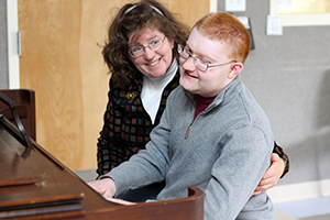 Tristan at piano