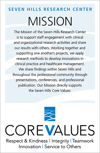 Seven Hills Research Center mission statement and core values